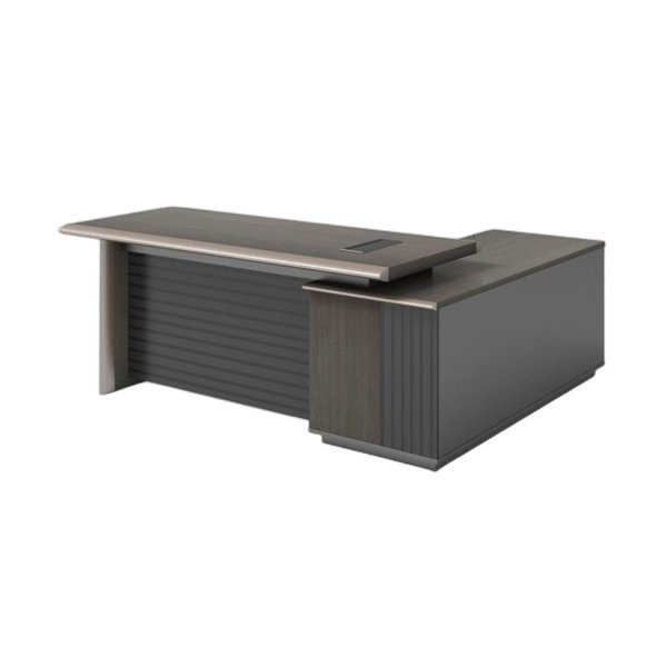 Hokku Designs Light Luxury Modern Office Desk And Chair Combination Of